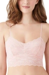 B.tempt'd By Wacoal Inspired Eyelet Bralette In Rose Smoke