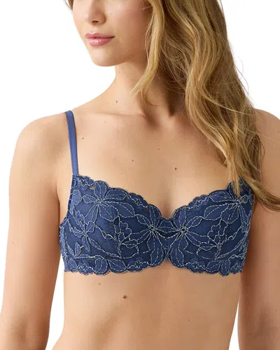 B.tempt'd By Wacoal Feeling Famous Balconette Contour Bra In Blue