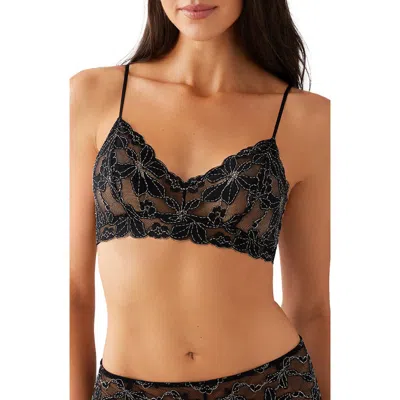 B.tempt'd By Wacoal B. Tempt'd By Wacoal Feeling Famous Bralette In Night/angel Wing