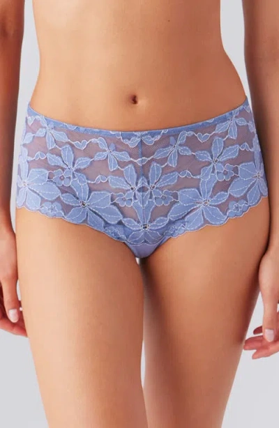 B.tempt'd By Wacoal Feeling Famous Tanga In Blue