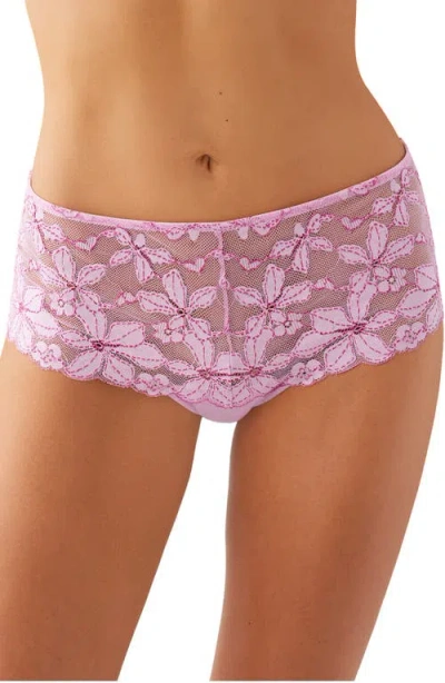 B.tempt'd By Wacoal B. Tempt'd By Wacoal Feeling Famous Tanga In Pink Lavender/very Berry