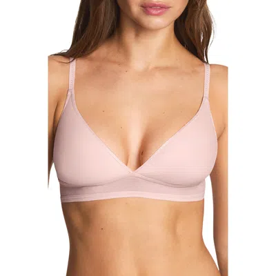 B.tempt'd By Wacoal Full Transparency T-shirt Bralette In Pink