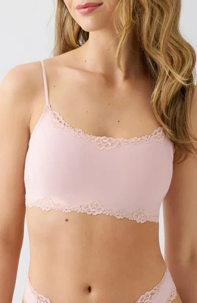 B.tempt'd By Wacoal Future Foundation Lace Trim Bralette In Pink