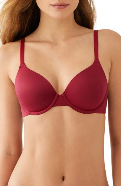B.tempt'd By Wacoal Future Foundation Contour Bra In Burgundy