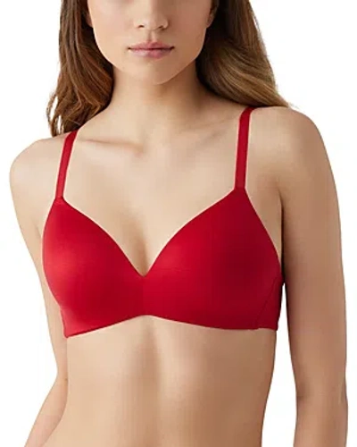 B.tempt'd By Wacoal Future Foundation Wireless T-shirt Bra In Haute Red