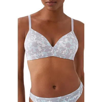B.tempt'd By Wacoal Future Foundation Wireless T-shirt Bra In Blue
