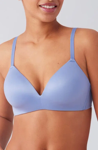 B.tempt'd By Wacoal Future Foundation Wireless T-shirt Bra In Blue