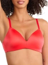 B.tempt'd By Wacoal Future Foundations Wire-free Plunge T-shirt Bra In Cayenne