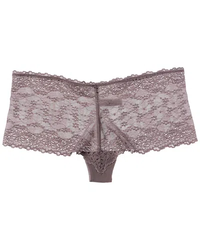 B.tempt'd By Wacoal B.temptd By Wacoal Inspired Eyelet Boyshort In Brown