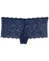 B.tempt'd By Wacoal B.temptd By Wacoal Inspired Eyelet Boyshort In Blue