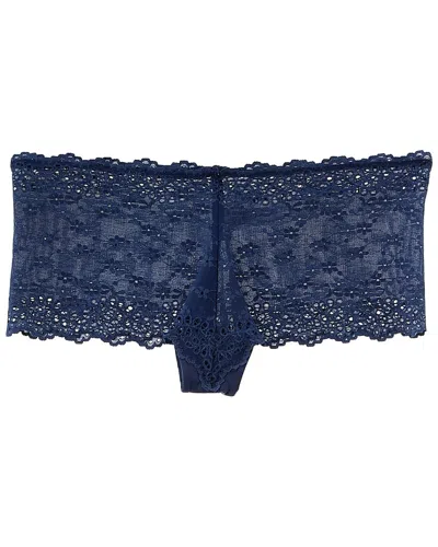 B.tempt'd By Wacoal B.temptd By Wacoal Inspired Eyelet Boyshort In Blue