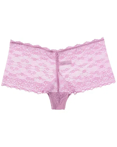 B.tempt'd By Wacoal B.temptd By Wacoal Inspired Eyelet Boyshort In Purple