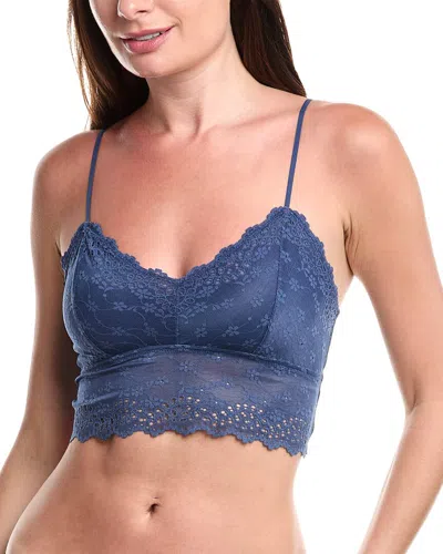 B.tempt'd By Wacoal Inspired Eyelet Bralette In Blue
