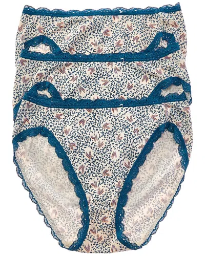 B.tempt'd B. Temptd By Wacoal Inspired Eyelet Hi-leg In Blue