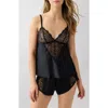 B.tempt'd By Wacoal It's On Lace & Satin Camisole In Black