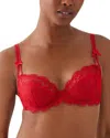 B.tempt'd By Wacoal It's On Lace Underwire Bra It's On Lace Underwire Bra In Red