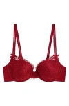 B.tempt'd By Wacoal It's On Underwire Contour Bra In Red