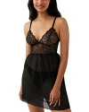 B.tempt'd By Wacoal B. Tempt'd By Wacoal It's On Mesh Lace Chemise In Night