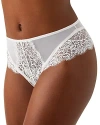 B.tempt'd By Wacoal It's On Mesh Lace Thong In Sea Salt