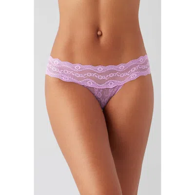 B.tempt'd By Wacoal 'lace Kiss' Bikini In Purple