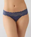 B.tempt'd By Wacoal Lace Kiss Bikini Underwear 978182 In Blue