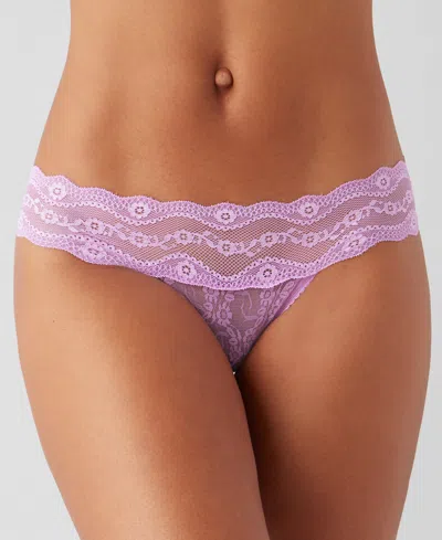 B.tempt'd By Wacoal Lace Kiss Bikini Underwear 978182 In Purple