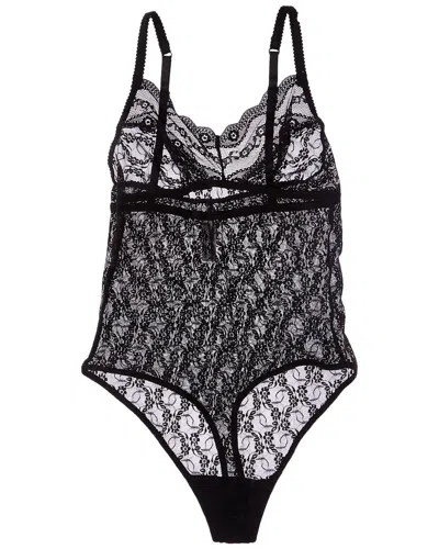 B.tempt'd By Wacoal Lace Kiss Bodysuit In Blue