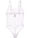 B.tempt'd By Wacoal Lace Kiss Bodysuit In White