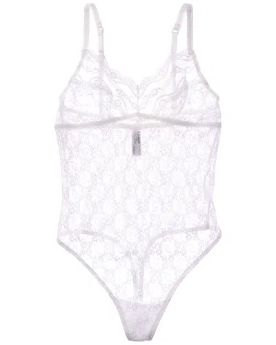 B.tempt'd By Wacoal Lace Kiss Bodysuit In White