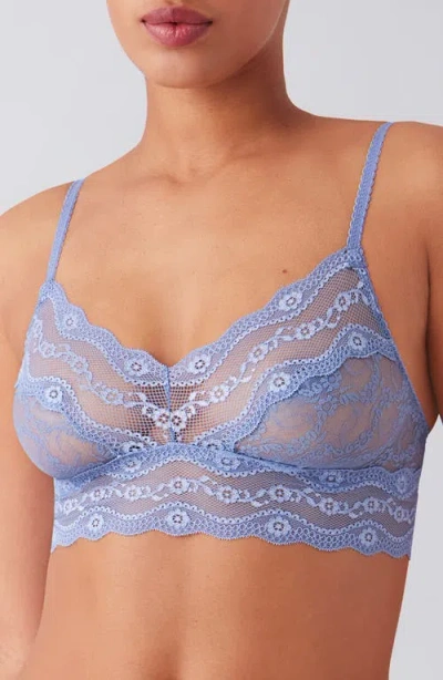 B.tempt'd By Wacoal Lace Kiss Bralette In Blue