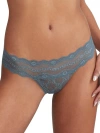 B.tempt'd By Wacoal Lace Kiss Thong In Stormy Weather