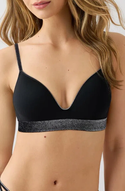 B.tempt'd By Wacoal Room Service Wire Free Bra In Black