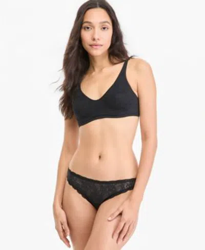 B.tempt'd B.temptd By Wacoal Underwire Bra Lace Thong In Blush Pink