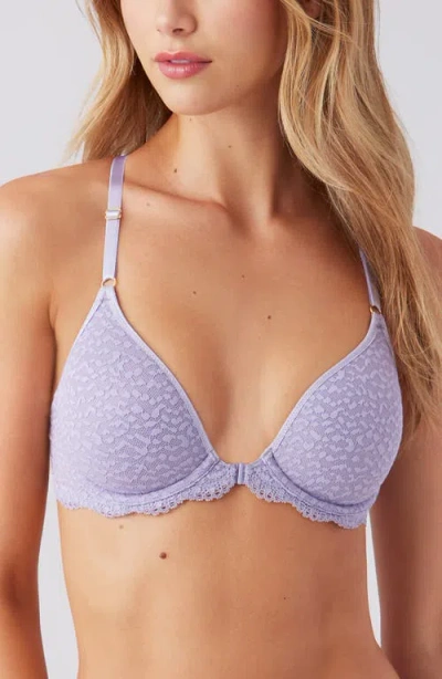 B.tempt'd By Wacoal Untamed Underwire Front Close Bra In Blue