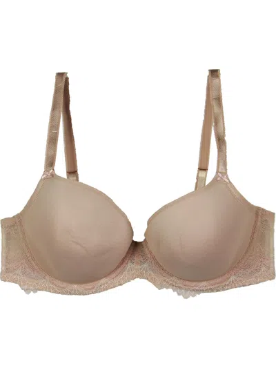 B.tempt'd By Wacoal Winky Worth Womens Lace Trim Underwire Contour Bra In Multi