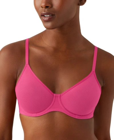 B.tempt'd By Wacoal Women's Cotton To A Tee Underwire Bra 951372 In Raspberry Sorbet