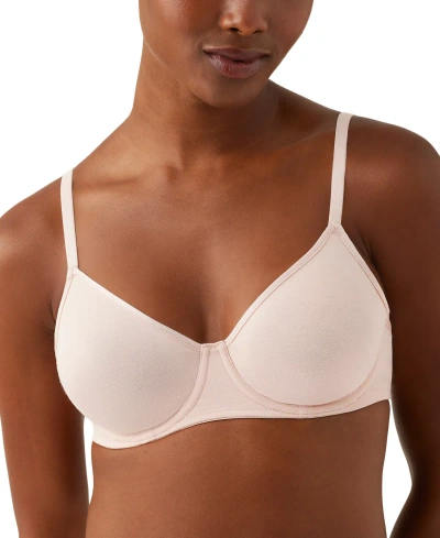 B.tempt'd By Wacoal Women's Cotton To A Tee Underwire Bra 951372 In Rose Smoke