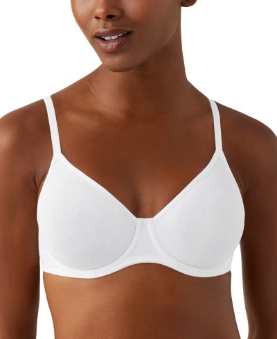 B.tempt'd By Wacoal Women's Cotton To A Tee Underwire Bra 951372 In White