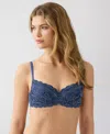 B.tempt'd By Wacoal Women's Feeling Famous Balconette Contour Bra 953309 In Blue