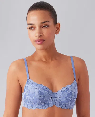 B.tempt'd By Wacoal Women's Feeling Famous Balconette Contour Bra 953309 In Blue