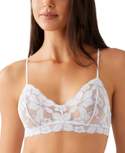 B.tempt'd By Wacoal Women's Feeling Famous Lace Bralette 910209 In White