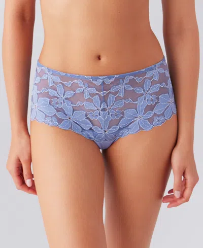 B.tempt'd By Wacoal Women's Feeling Famous Tanga Underwear 945209 In Blue
