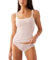 B.tempt'd By Wacoal Women's Inspired Eyelet Camisole 911219 In Rose Smoke