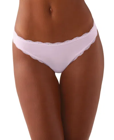 B.tempt'd By Wacoal Women's Inspired Eyelet Bikini Underwear 973219 In Pink-a-boo