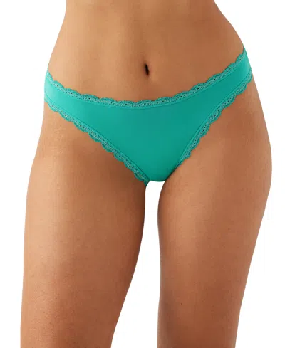 B.tempt'd By Wacoal Women's Inspired Eyelet Thong Underwear 972219 In Water Gard