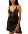 B.tempt'd By Wacoal Women's It's On Lace Chemise 911296 In Night