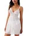 B.tempt'd By Wacoal Women's It's On Lace Chemise 911296 In Sea Salt