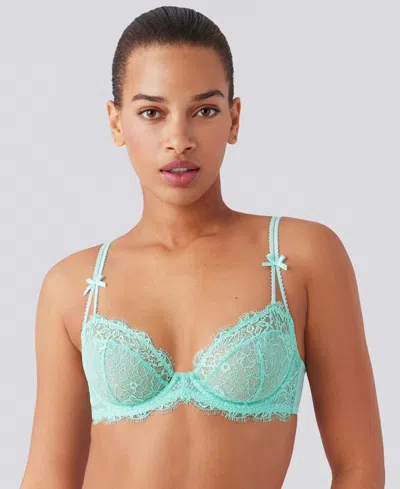 B.tempt'd By Wacoal Women's It's On Lace Underwire Bra 951296 In Blue