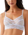 B.tempt'd By Wacoal Women's Lace Kiss Bralette 910182 In White