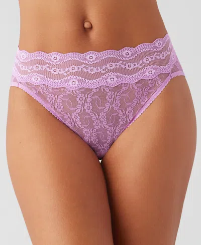 B.tempt'd By Wacoal Women's Lace Kiss High-leg Brief Underwear 978382 In Purple